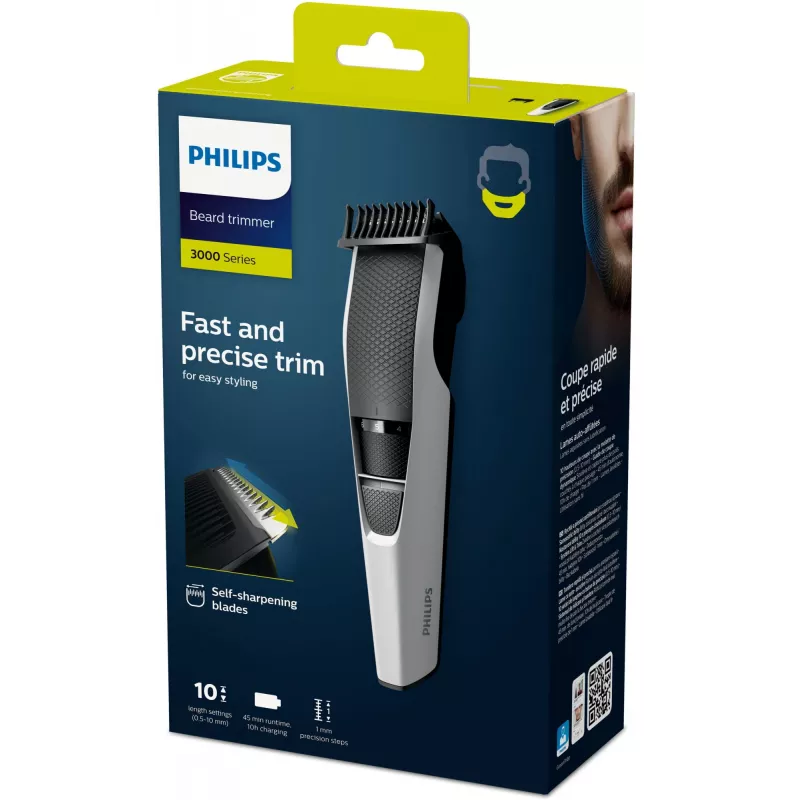 Philips 3000 series Beardtrimmer series 3000 BT3206/14 Bārdas trimmeris