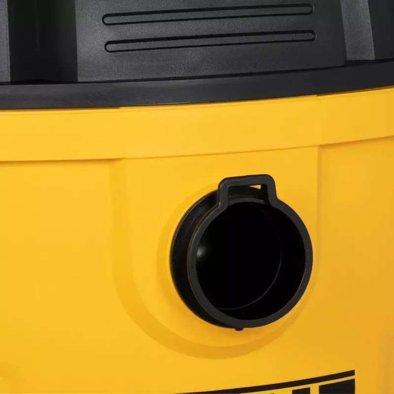 Putekļu sūcējs DeWalt AT-DXV20P — 20 l mitrā un sausā tīrīšana, 230 V, 15 kPa vakuums, HEPA filtrs, 3 m kabelis
