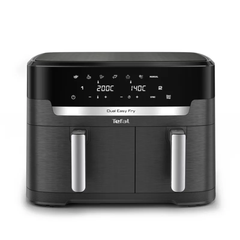 Tefal Easy Fry Dual XXL EY942HE0 fritieris Dubultā 11 L Brīvstāvošs 2020 W Karstā gaisa fritieris Pelēks
