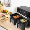 Tefal Easy Fry Dual XXL EY942HE0 fritieris Dubultā 11 L Brīvstāvošs 2020 W Karstā gaisa fritieris Pelēks