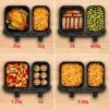 Tefal Easy Fry Dual XXL EY942HE0 fritieris Dubultā 11 L Brīvstāvošs 2020 W Karstā gaisa fritieris Pelēks
