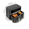 Tefal Easy Fry Dual XXL EY942HE0 fritieris Dubultā 11 L Brīvstāvošs 2020 W Karstā gaisa fritieris Pelēks