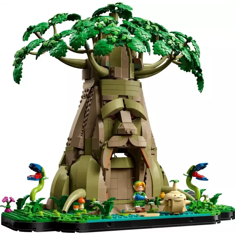 LEGO komplekts The Legend of Zelda Lielais Deku koks 2-in-1 (77092) — 2500 detaļas, 4 minifigūras, 330 mm augstums