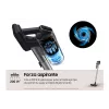 Samsung VS20B75AGR1 2-in-1 stick vacuum baterija Dry Bagless 550 W Melns, Mint colour