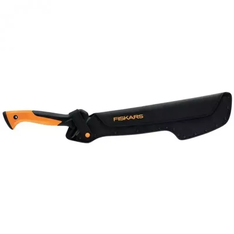 Dārza mačete Fiskars 1051236 no nerūsējošā tērauda oranžs rokturis