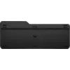 Bezvadu tastatūra HP 475 Dual-Mode — pilna izmēra QWERTY, RF + Bluetooth 5.3, ciparu tastatūra, melna, 376×153×19 mm