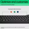 Bezvadu tastatūra HP 475 Dual-Mode — pilna izmēra QWERTY, RF + Bluetooth 5.3, ciparu tastatūra, melna, 376×153×19 mm