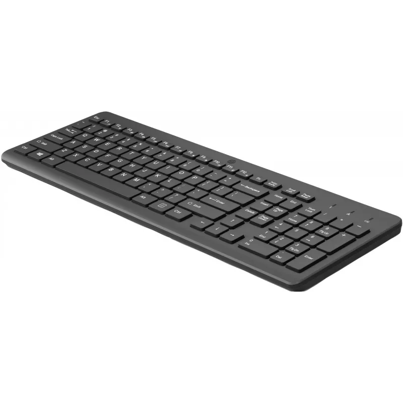 Bezvadu tastatūra HP 225 Pilna izmēra Mehāniskā QWERTY Melna