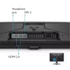 Monitors BenQ EX2710U 27 collu 4K UHD IPS LED 3840×2160 144 Hz HDR10 FreeSync Premium, 1 ms, USB-C centrmezgls, 2x skaļruņi