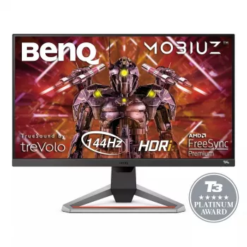 Monitors BenQ EX2710U 27 collu 4K UHD IPS LED 3840×2160 144 Hz HDR10 FreeSync Premium, 1 ms, USB-C centrmezgls, 2x skaļruņi
