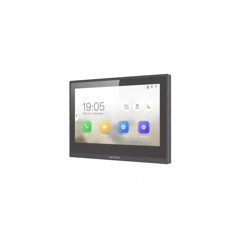Video domofonu sistēma Hikvision DS-KH6351-WTE1 7 collu LCD 1024x600 Melns