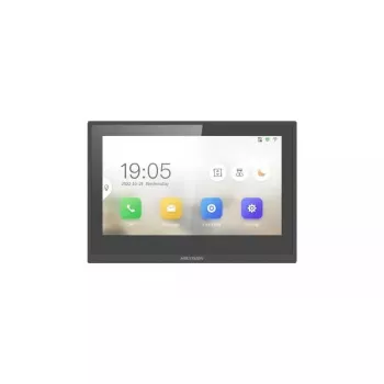 Video domofonu sistēma Hikvision DS-KH6351-WTE1 7 collu LCD 1024x600 Melns