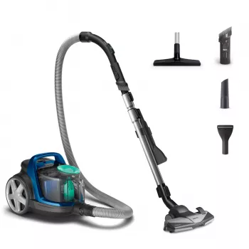 Philips 5000 sērija FC9550/09 putekļsūcējs 1,5 L cilindrveida putekļsūcējs sausajai tīrīšanai 900 W bez putekļu maisa