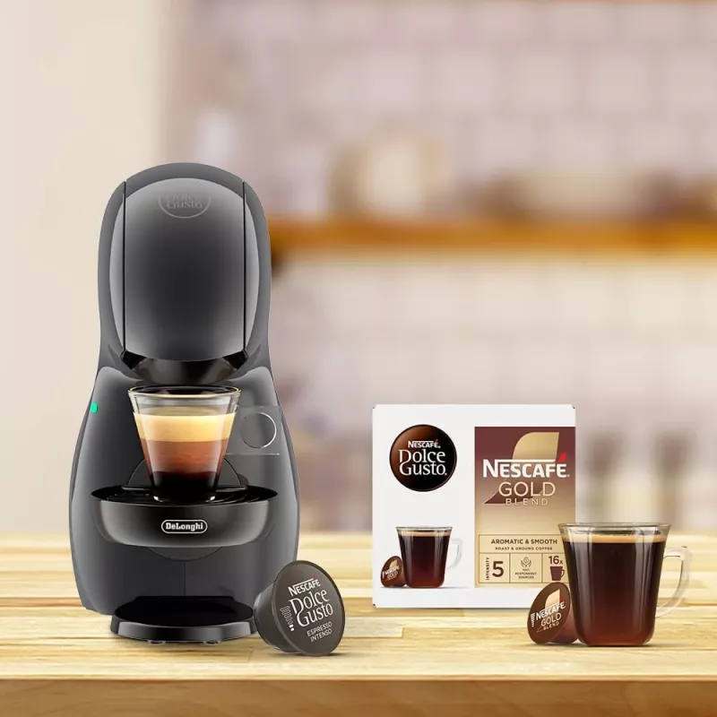De’Longhi Piccolo XS EDG210.A pusautomātiskais kapsulu kafijas automāts 0,8 l