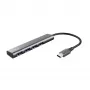 Trust Halyx USB 3.2 Gen 1 (3.1 Gen 1) Type-A 5 Mbit/s pelēks