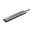Trust Halyx USB 3.2 Gen 1 (3.1 Gen 1) Type-A 5 Mbit/s pelēks