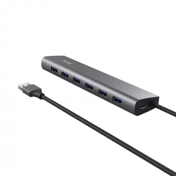 Trust Halyx USB 3.2 Gen 1 (3.1 Gen 1) Type-A 5000 Mbit/s Sudrabains