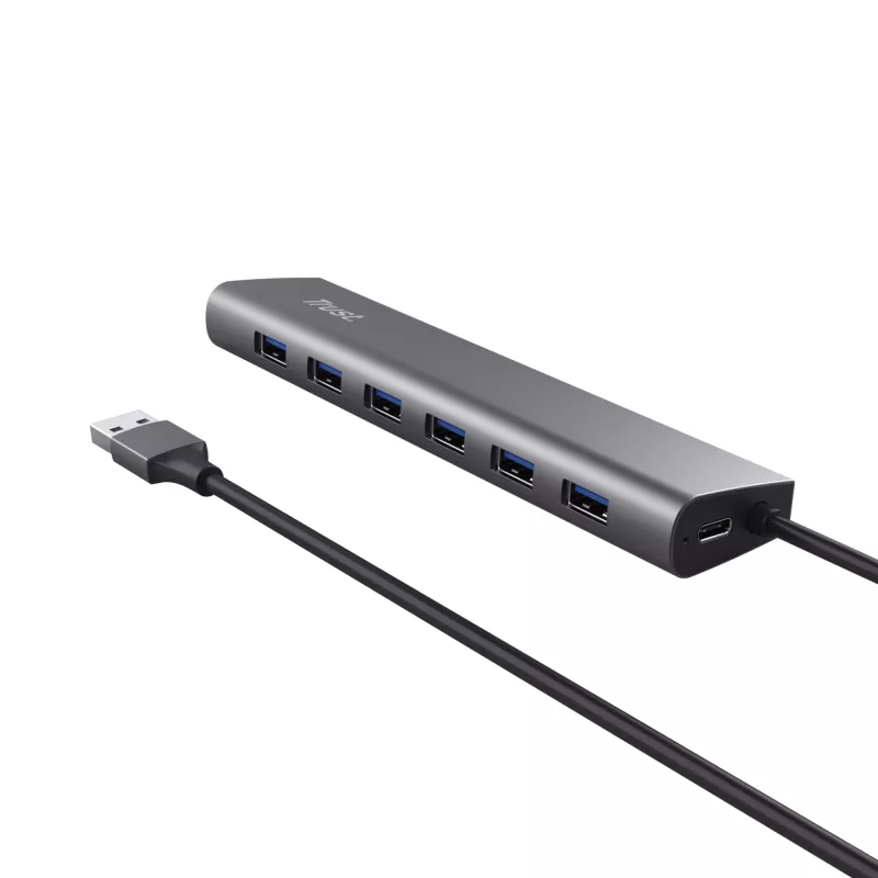 Trust Halyx USB 3.2 Gen 1 (3.1 Gen 1) Type-A 5000 Mbit/s Sudrabains
