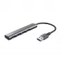 Trust Halyx USB 3.2 Gen 1 (3.1 Gen 1) Type-A 5 Mbit/s Melns, Pelēks