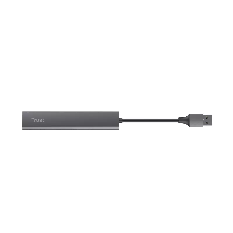 Trust Halyx USB 3.2 Gen 1 (3.1 Gen 1) Type-A 5 Mbit/s Melns, Pelēks