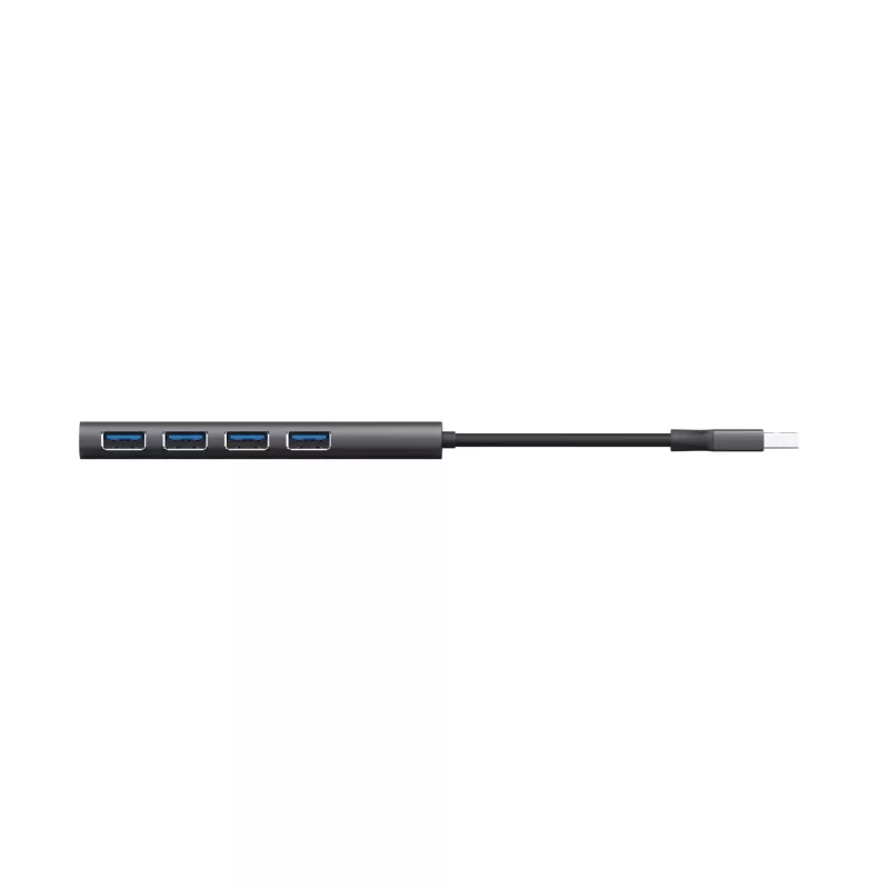 Trust Halyx USB 3.2 Gen 1 (3.1 Gen 1) Type-A 5 Mbit/s Melns, Pelēks