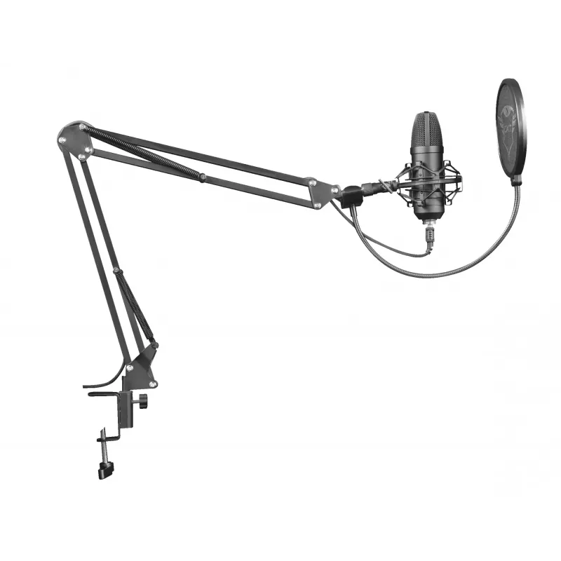 Trust GXT 252+ Emita Plus melns studijas mikrofons