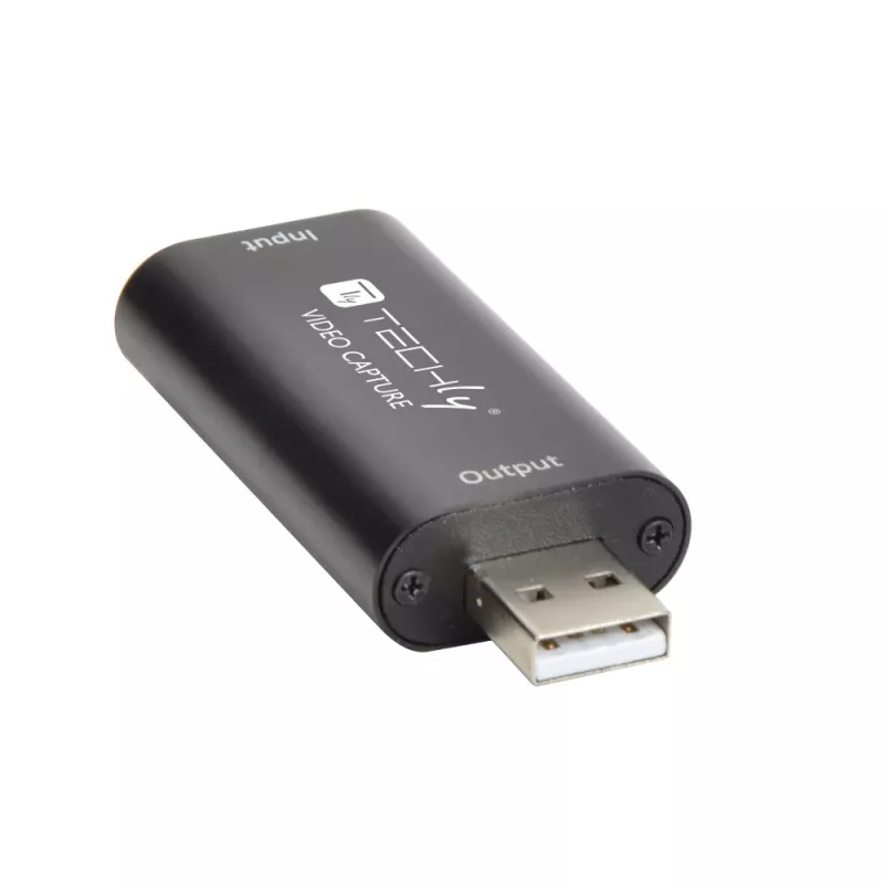 Video signāla pārveidotājs TECHLY I-USB-VIDEO-1080TY — HDMI uz USB Type-A, 1920×1080@60Hz, 12-bit, USB barošana