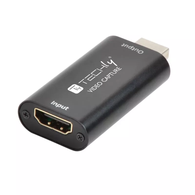 Video signāla pārveidotājs TECHLY I-USB-VIDEO-1080TY — HDMI uz USB Type-A, 1920×1080@60Hz, 12-bit, USB barošana