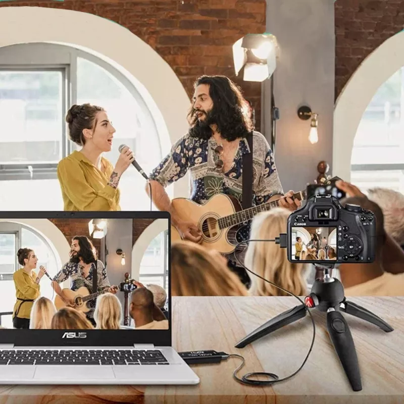 Video signāla pārveidotājs TECHLY I-USB-VIDEO-1080TY — HDMI uz USB Type-A, 1920×1080@60Hz, 12-bit, USB barošana