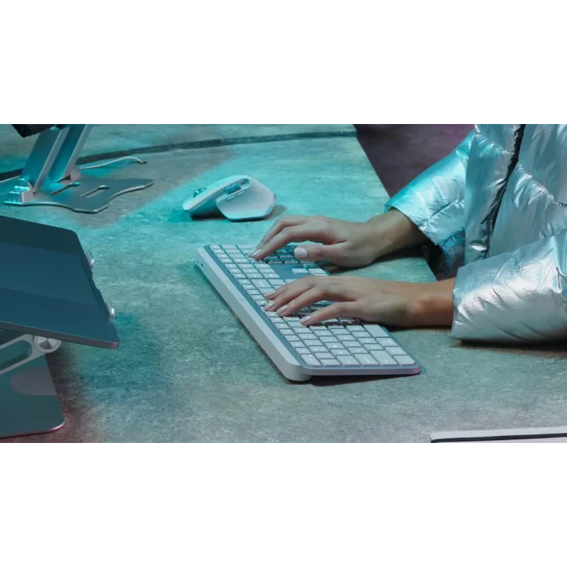 LOGITECH MX Keys S tastatūra Graphite Qwerty US/Int'l