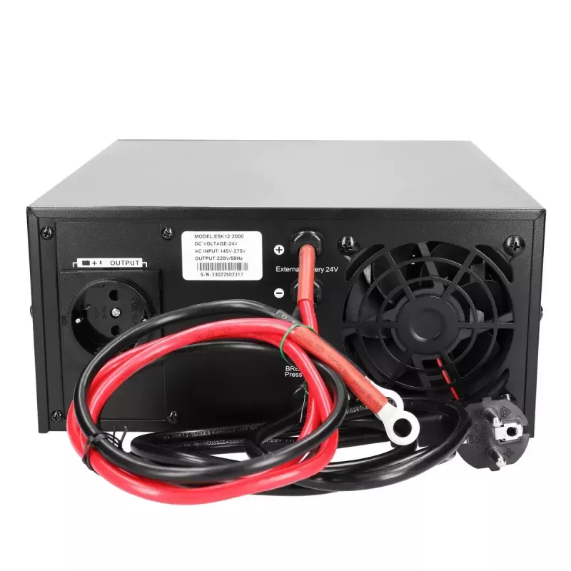 Jaudas invertors Extralink Piorun 3000VA 2100W tīrs sinusoidāls vilnis 24VDC
