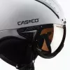 Slēpošanas ķivere Casco SP-2 Carbonic Visor balta izmērs S (52-54 cm)