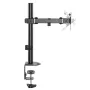 Galda LCD monitora stiprinājums MACLEAN MC-572N regulējams augstums, slīpums, VESA 75x75–100x100, atbalsta 17 collas–32 collas, maks. slodze 30 kg, melns