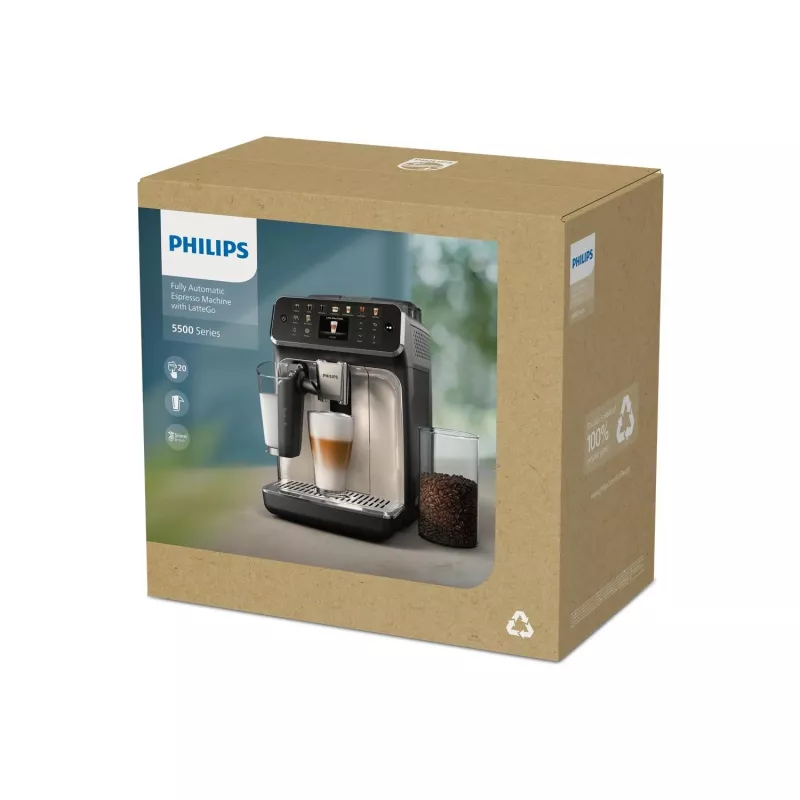 Philips 5500 sērijas EP5545/70 kafijas automāts Pilnībā automātiska espresso automāts 1,8 L
