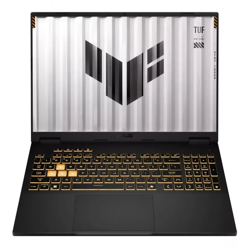 ASUS TUF Gaming F16 FX608JPR-I7161 spēļu portatīvais dators, 16 collu FHD+ 165 Hz, Intel Core i7-14650HX, 16 GB DDR5, 1 TB SSD, NVIDIA GeForce RTX 5070, bez OS