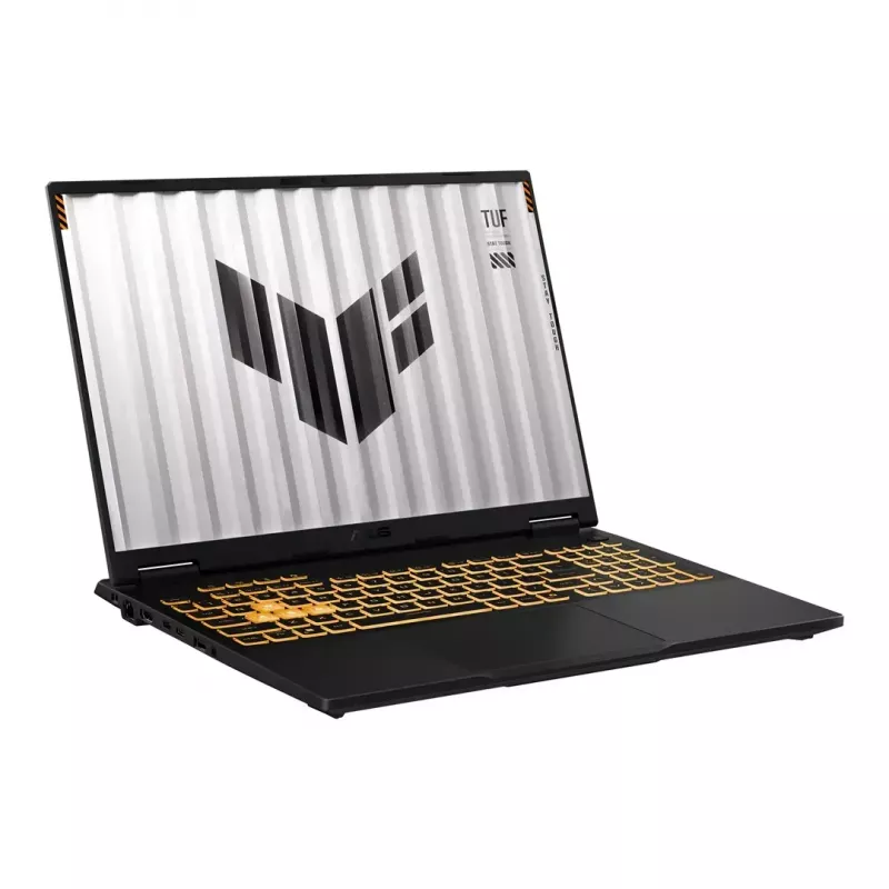 ASUS TUF Gaming F16 FX608JPR-I7161 spēļu portatīvais dators, 16 collu FHD+ 165 Hz, Intel Core i7-14650HX, 16 GB DDR5, 1 TB SSD, NVIDIA GeForce RTX 5070, bez OS