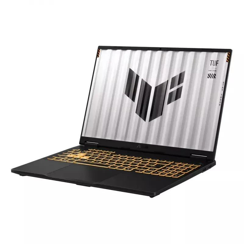 ASUS TUF Gaming F16 FX608JPR-I7161 spēļu portatīvais dators, 16 collu FHD+ 165 Hz, Intel Core i7-14650HX, 16 GB DDR5, 1 TB SSD, NVIDIA GeForce RTX 5070, bez OS