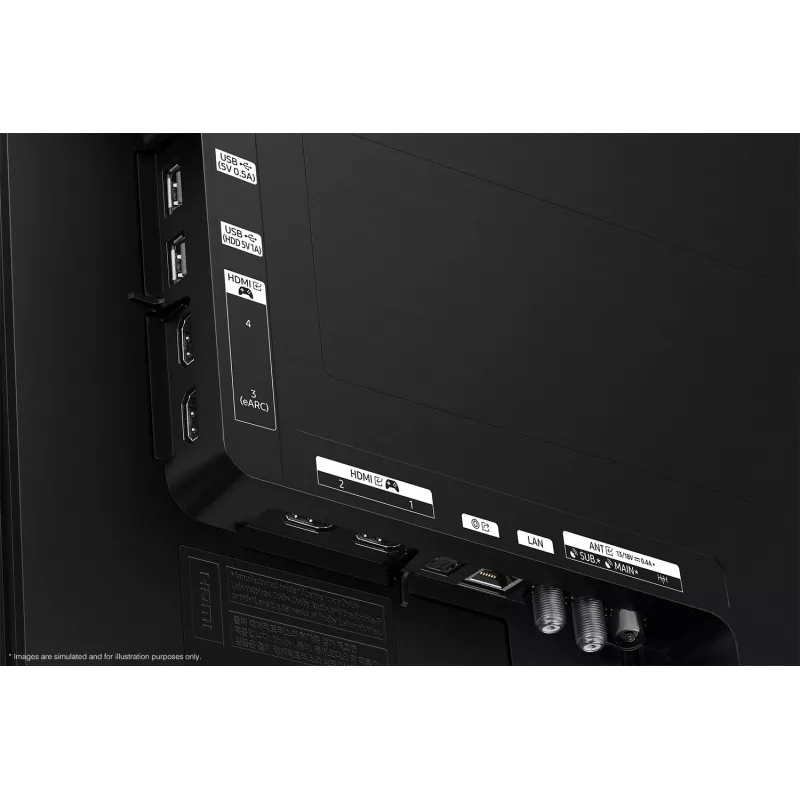 OLED televizors Samsung S90F QE83S90FAE 83 collas 4K UHD (3840×2160), Tizen, 120 Hz, HDMI x4, Wi‑Fi, Bluetooth 5.3