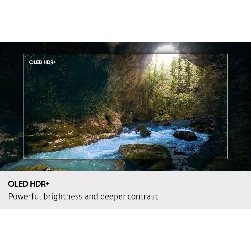 OLED televizors Samsung S90F QE83S90FAE 83 collas 4K UHD (3840×2160), Tizen, 120 Hz, HDMI x4, Wi‑Fi, Bluetooth 5.3