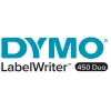 DYMO LabelWriter 450 Duo Etiķešu printeris | Tiešais termiskais etiķešu printeris | Ātra etiķešu, svītrkodu un citu druka | Drukā gan LW etiķetes, gan D1 plastikāta etiķetes