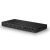 Lindy 4 Port HDMI 18G Switch ar audio, HDMI, metāls, melns, 18 Gbit/s, 3840 x 2160 pikseļi, 5.1 kanāli
