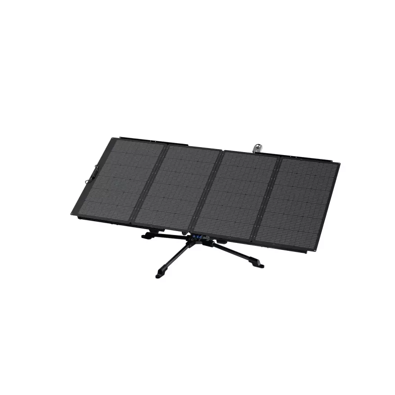 Solar tracker EcoFlow 50036001 — brīvi stāvošs, darbināms ar baterijām, 2500×150×150 mm, melns/pelēks