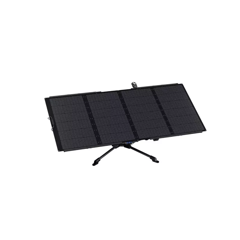 Solar tracker EcoFlow 50036001 — brīvi stāvošs, darbināms ar baterijām, 2500×150×150 mm, melns/pelēks