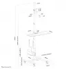 Neomounts FPMA-MOBILE1700 mobilā darbstacija 10-32 collas