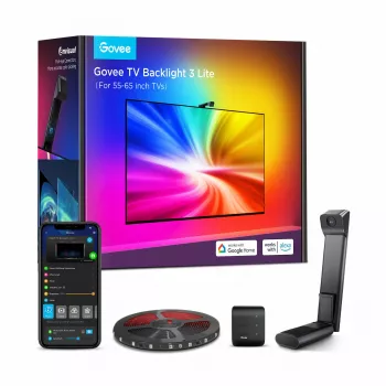 Viedais sienas gaismeklis Govee H6099 Wi-Fi Bluetooth, melns