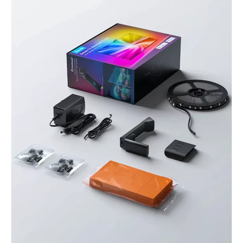Viedais sienas gaismeklis Govee H6099 Wi-Fi Bluetooth, melns
