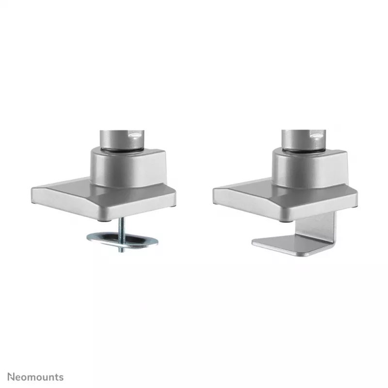 Neomounts NM-D775DXSILVER Monitora statnis 10-32 collas - gāzes atspere - augšējā stiprinājuma - 180°-apturēšana