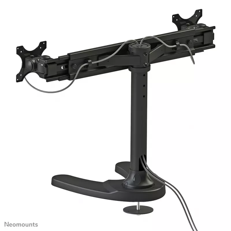 Neomounts FPMA-D700DD monitora statīvs 19-30 collas, brīvi stāvošs/caurlaides stiprinājums, 8 kg, 48,3 cm (19 collas), 76,2 cm (30 collas), 100 x 100 mm, melns