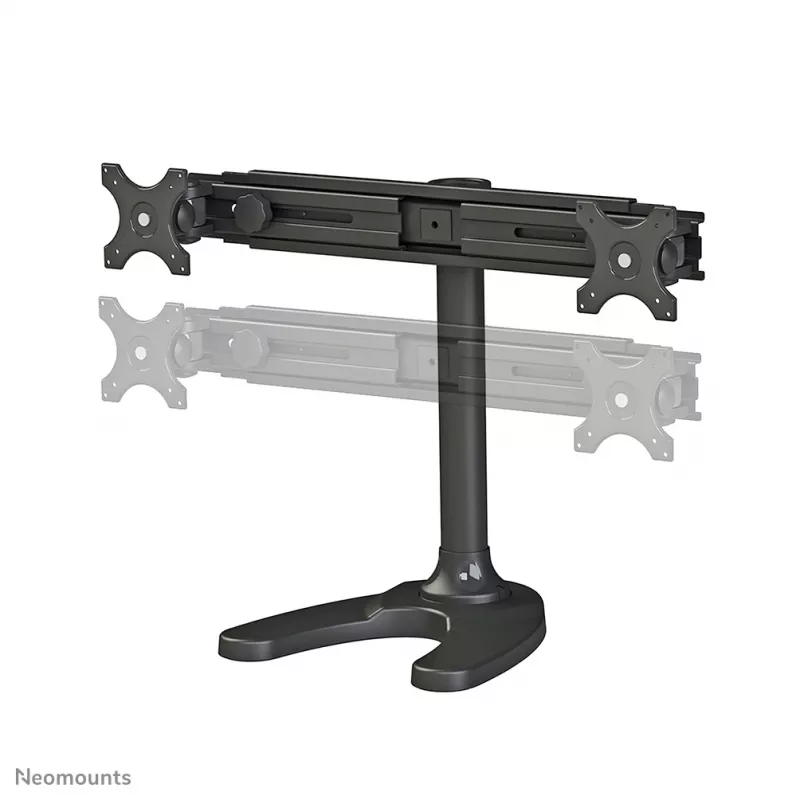 Neomounts FPMA-D700DD monitora statīvs 19-30 collas, brīvi stāvošs/caurlaides stiprinājums, 8 kg, 48,3 cm (19 collas), 76,2 cm (30 collas), 100 x 100 mm, melns