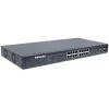 Intellinet 16 portu Gigabit Ethernet PoE+ tīmekļa pārvaldīts slēdzis ar 2 SFP portiem, IEEE 802.3at/af Power over Ethernet (PoE+/PoE) saderīgs, 374 W, Endspan, 19 collu statīva montāža